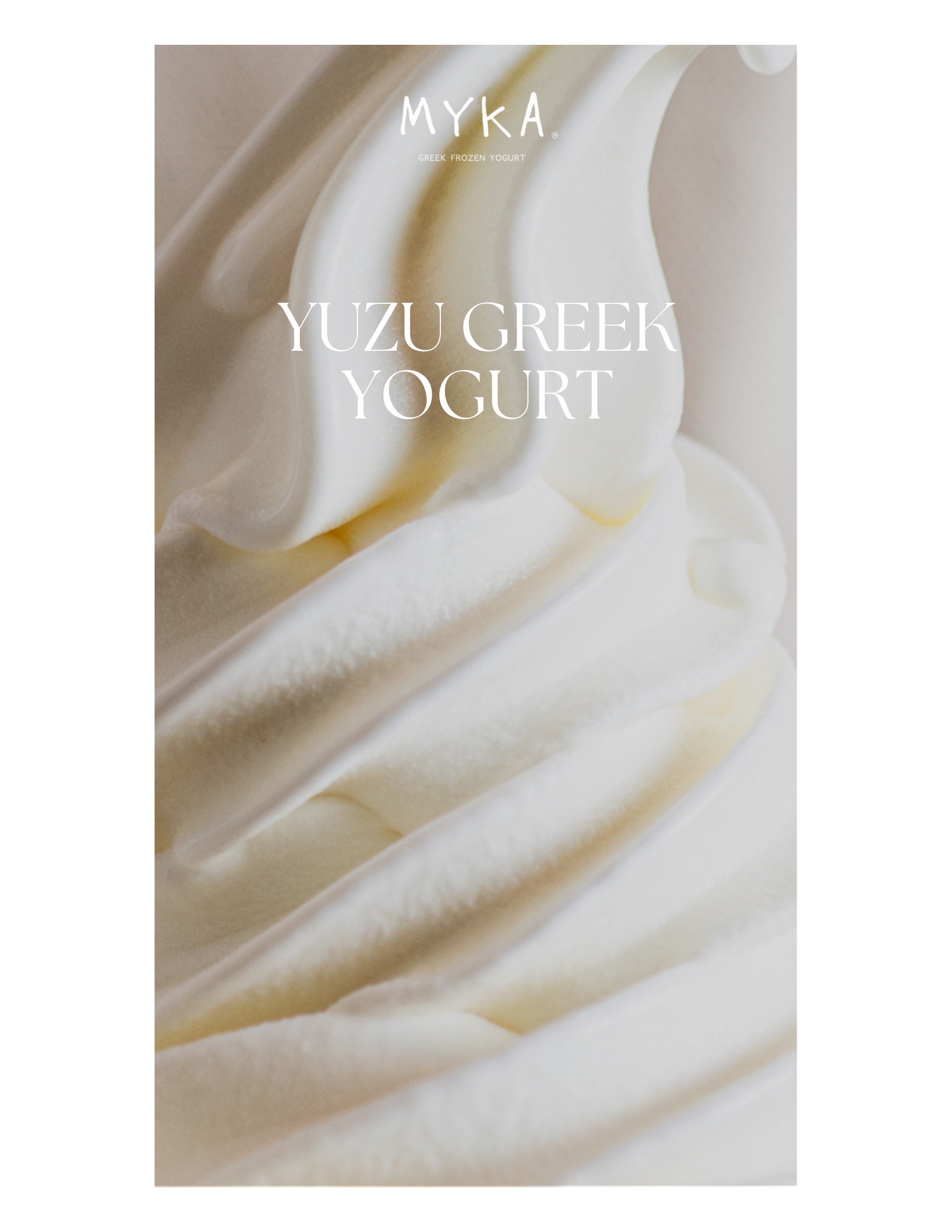 Yuzu Greek Yogurt