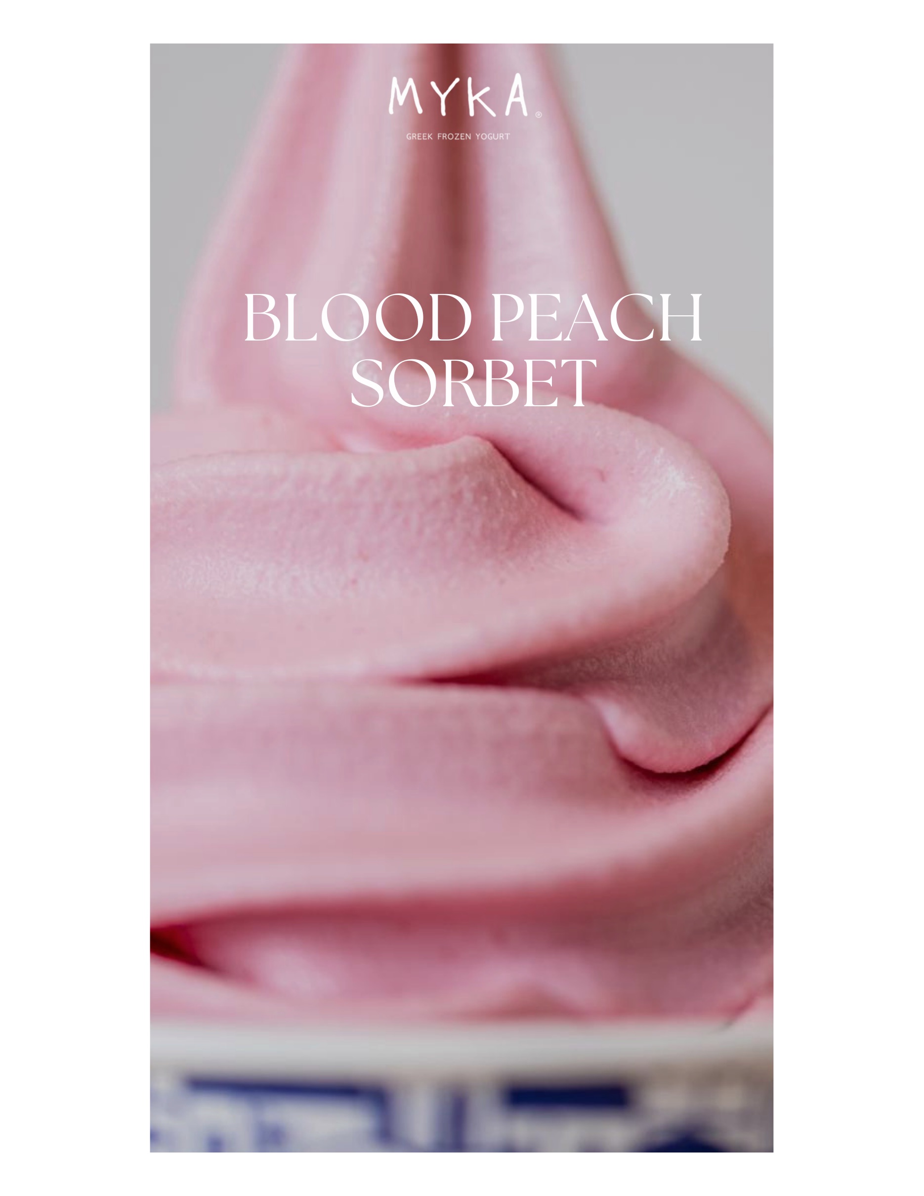 Blood Peach Sorbet